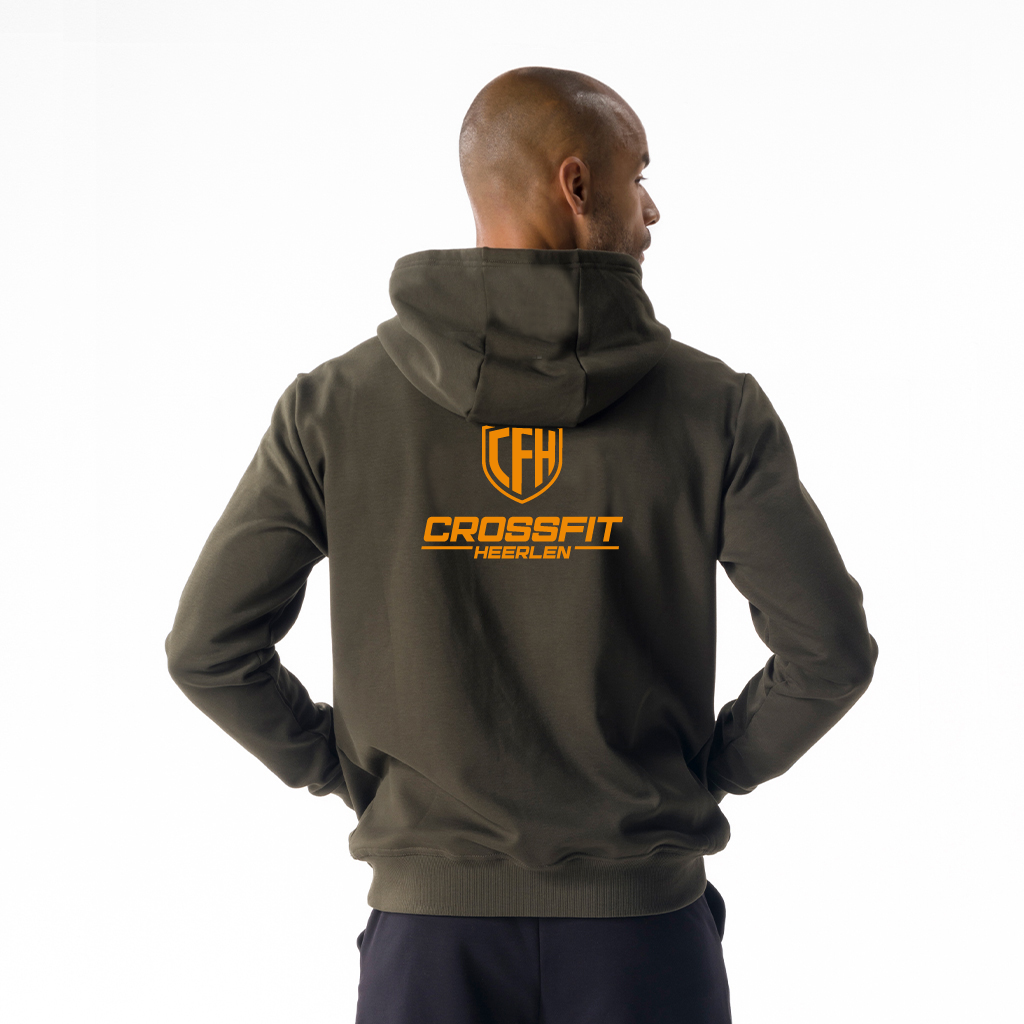 33017 - Brent Men's Casual Hoodie Olive Green