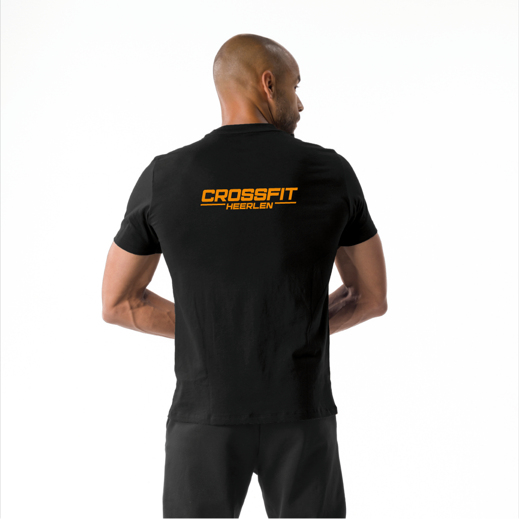 33002 - Jack Men's Short Sleeve Black Orange