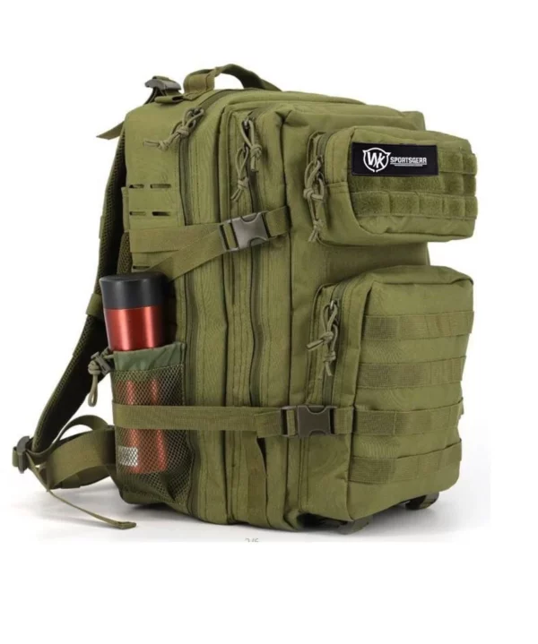 Backpack groen zijkant