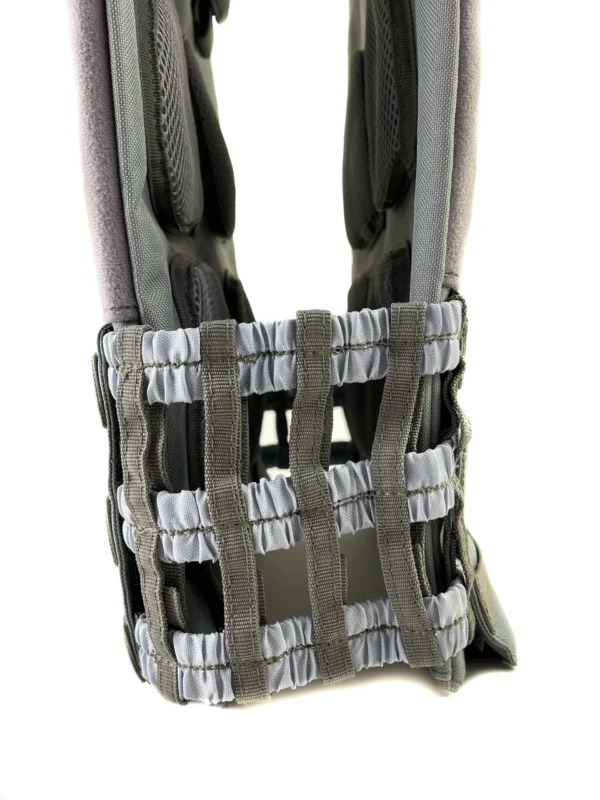 Gewichtsvest grijs zijkant