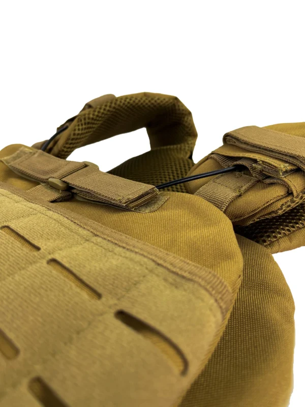 Gewichtsvest khaki close up