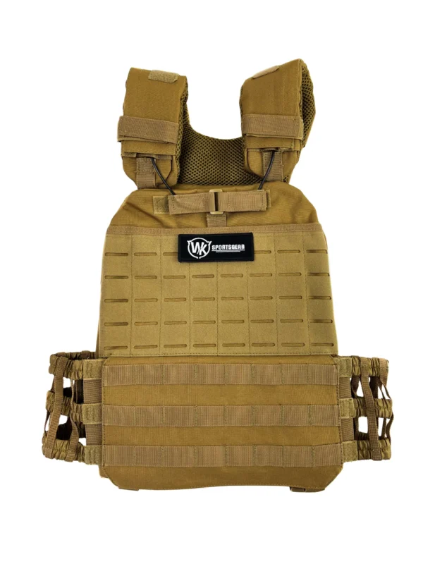 Gewichtsvest khaki voor