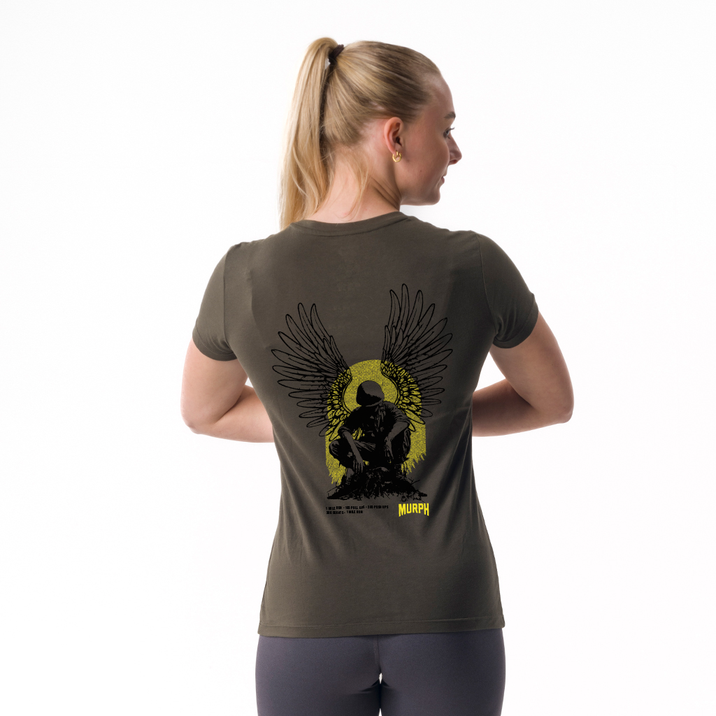Mia Woman's Short Sleeve Olive Green - MURPH