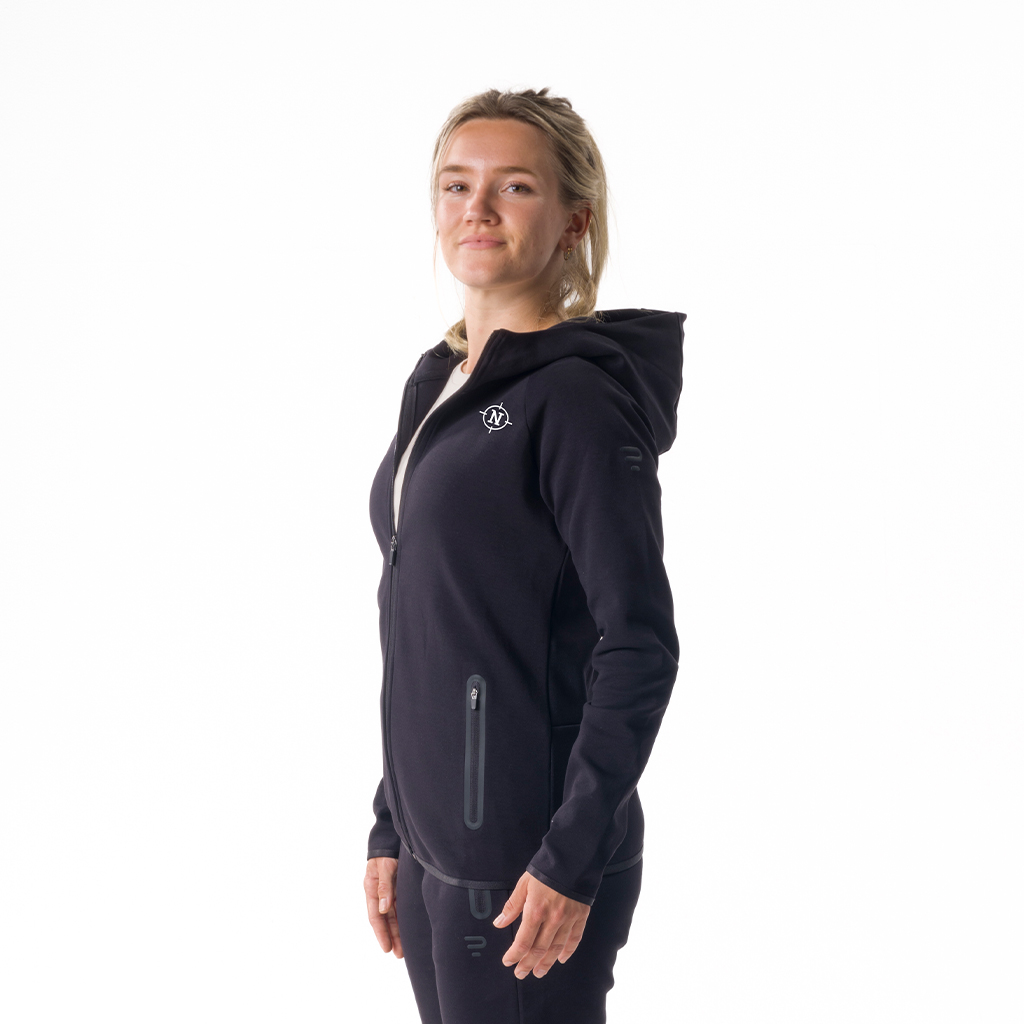 1094 - Jade Women's Hoodie Jacket Black - Coach