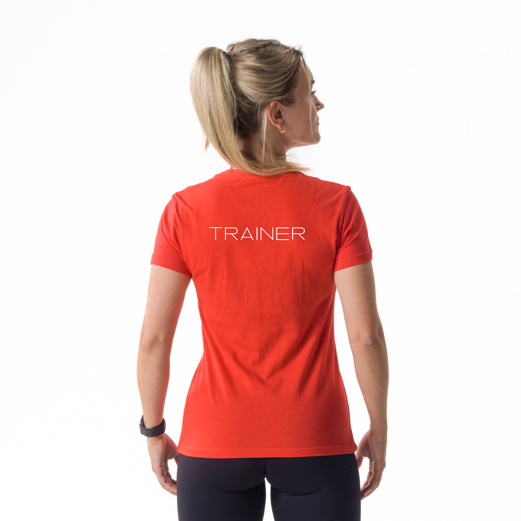 1019 - Mia Woman's Short Sleeve Red - Coach