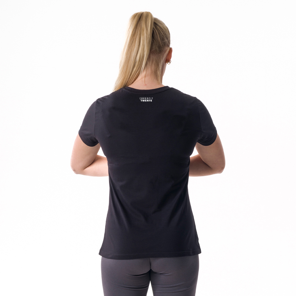 3037 - Amy Woman's Short Sleeve Black