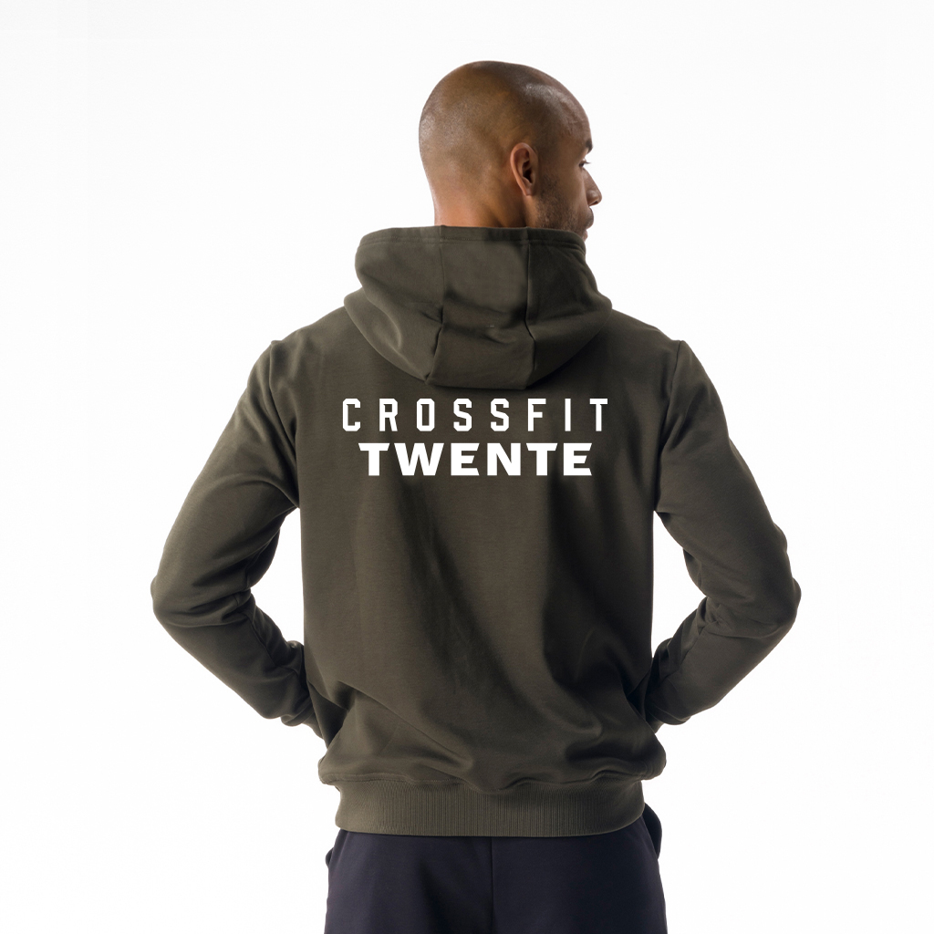 3025 - Brent Men's Casual Hoodie Olive Green