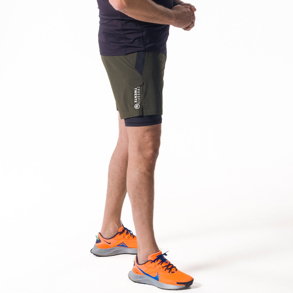 3068 - Dave Men's Short Olive Green