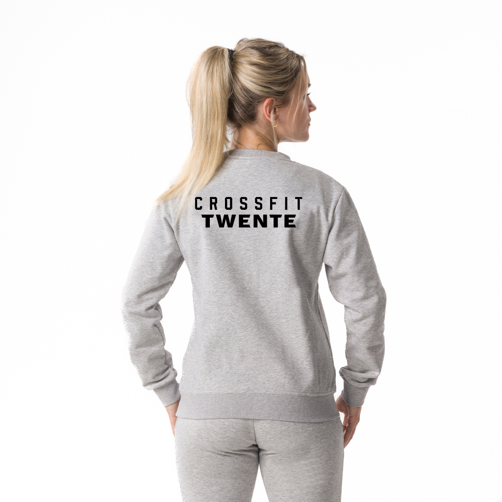 3052 - Laura Woman's Casual Roundneck Light Grey Mel.