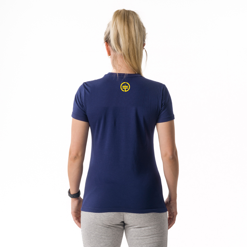 3014 - Mia Woman's Short Sleeve Navy