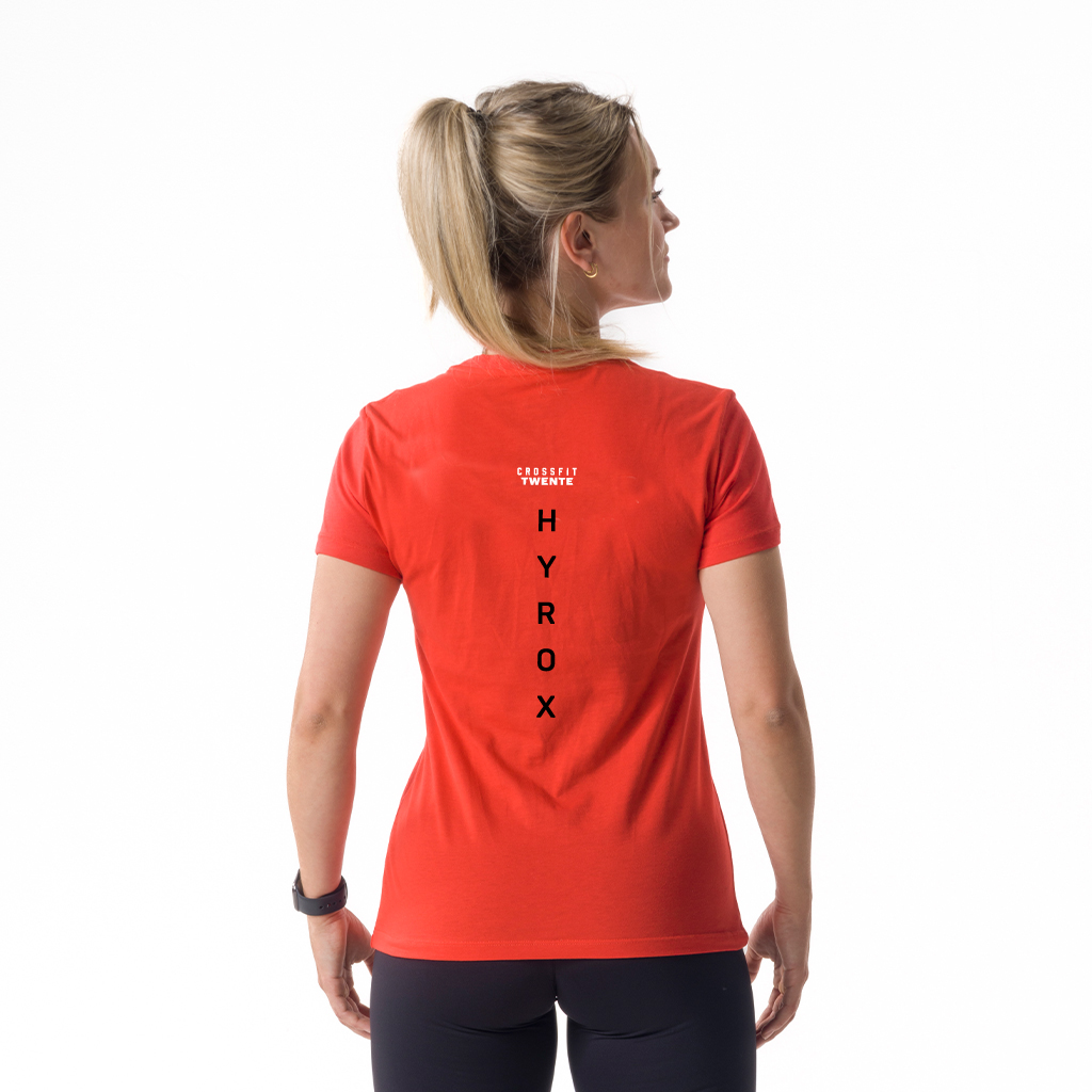 3013 - Mia Woman's Short Sleeve Red - HYROX