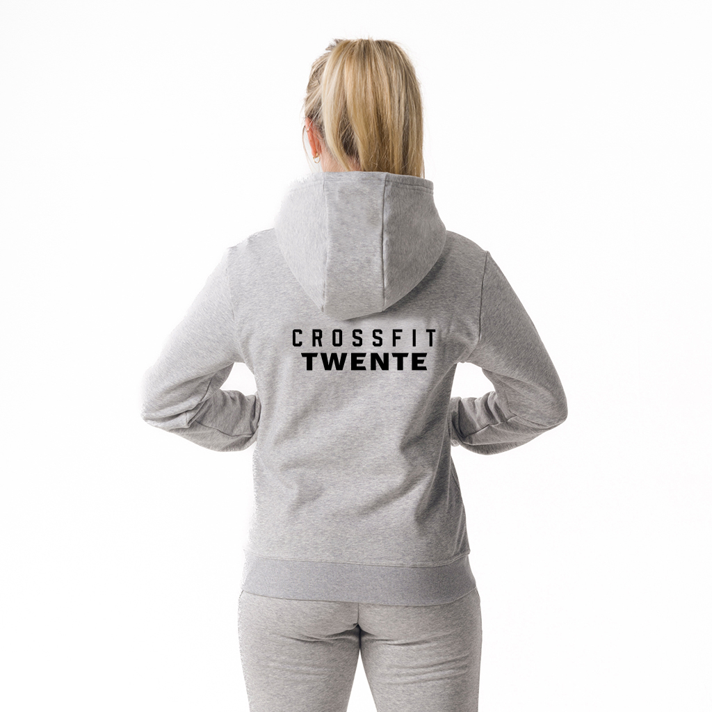 3033 - Pip Woman's Casual Hoodie  Light Grey Mel.