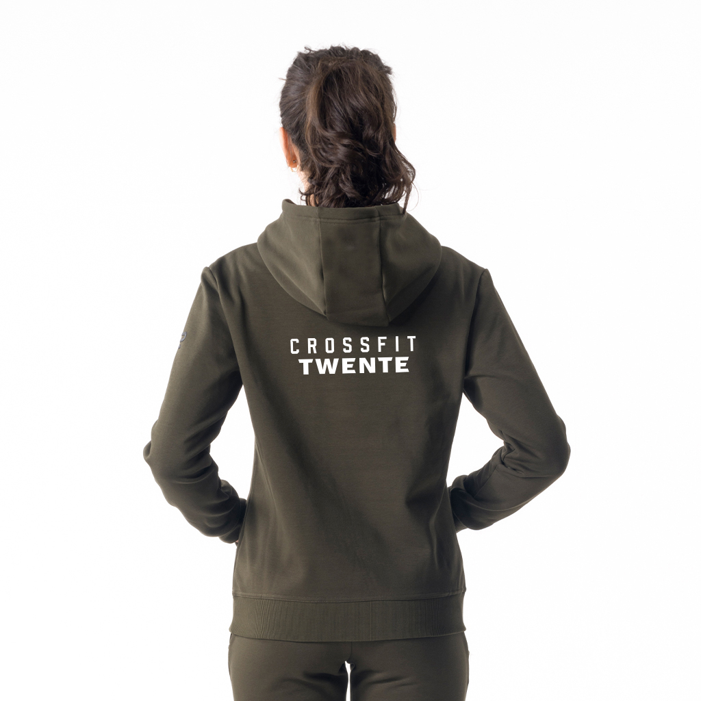 3030 - Pip Woman's Casual Hoodie  Olive Green