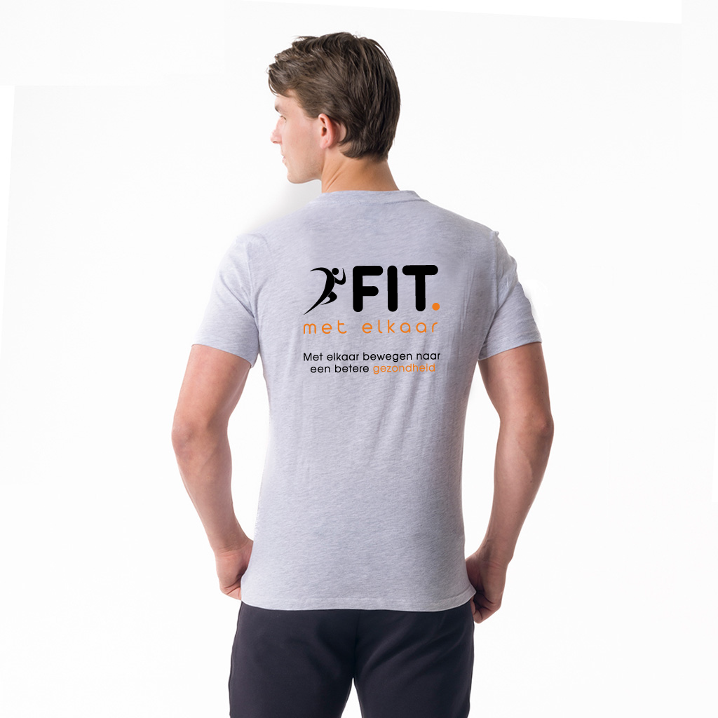 26004 - Jack Men's Short Sleeve Light Grey Mel.