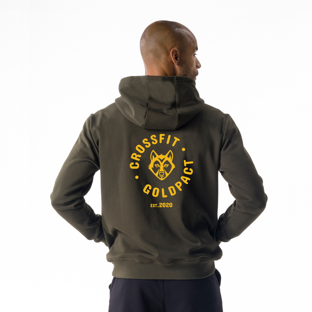 Brent Men's Casual Hoodie Olive Green