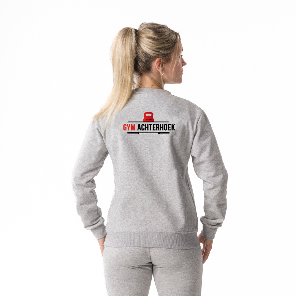 Laura Woman's Casual Roundneck Light Grey Mel.