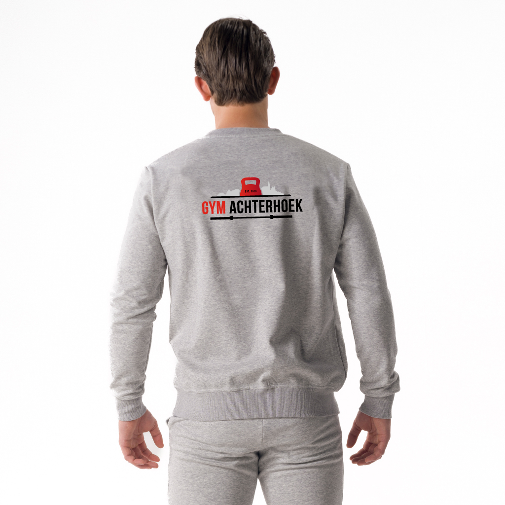 Luc Men's Casual Roundneck Light Grey Mel.