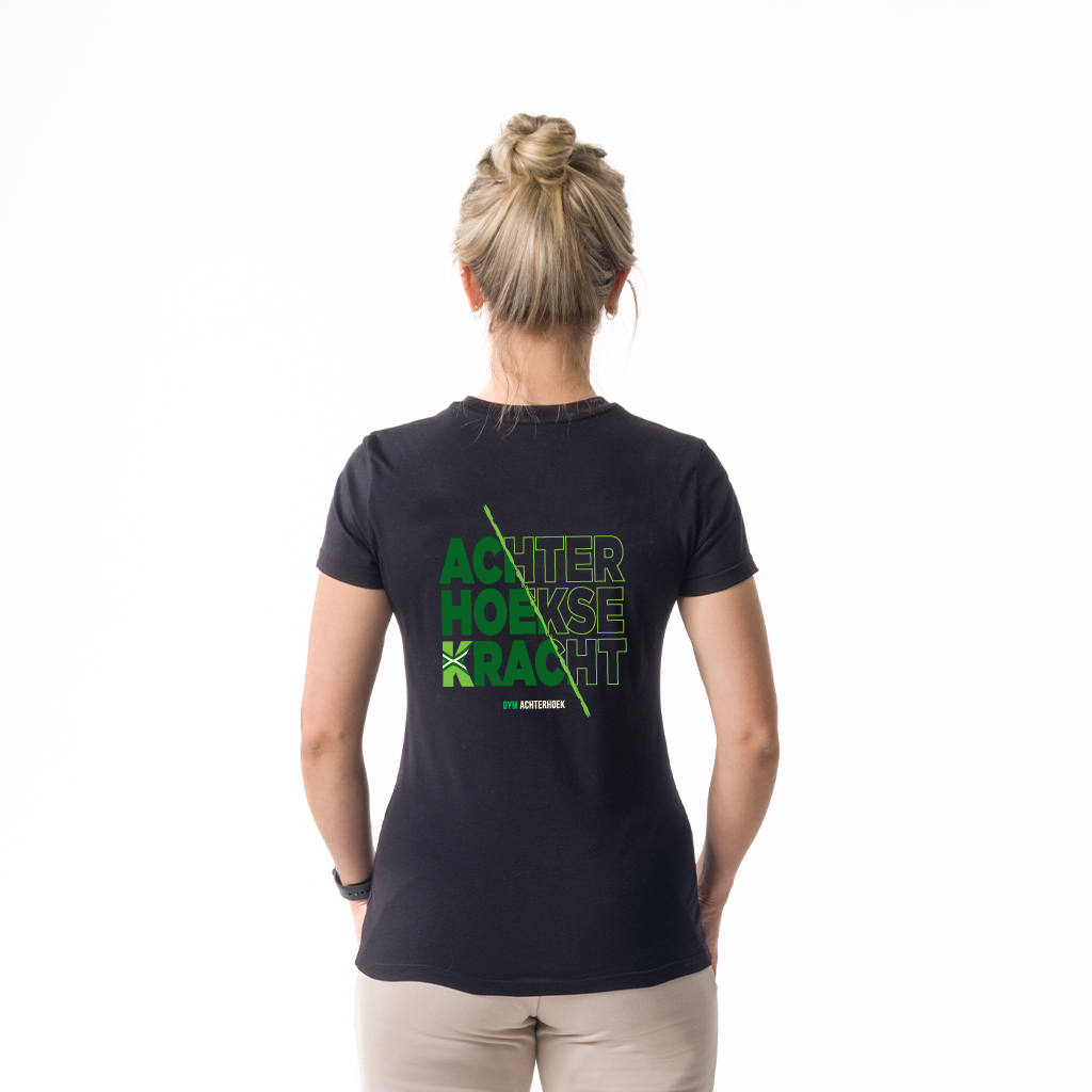 Mia Woman's Short Sleeve Black - Achterhoekse Kracht