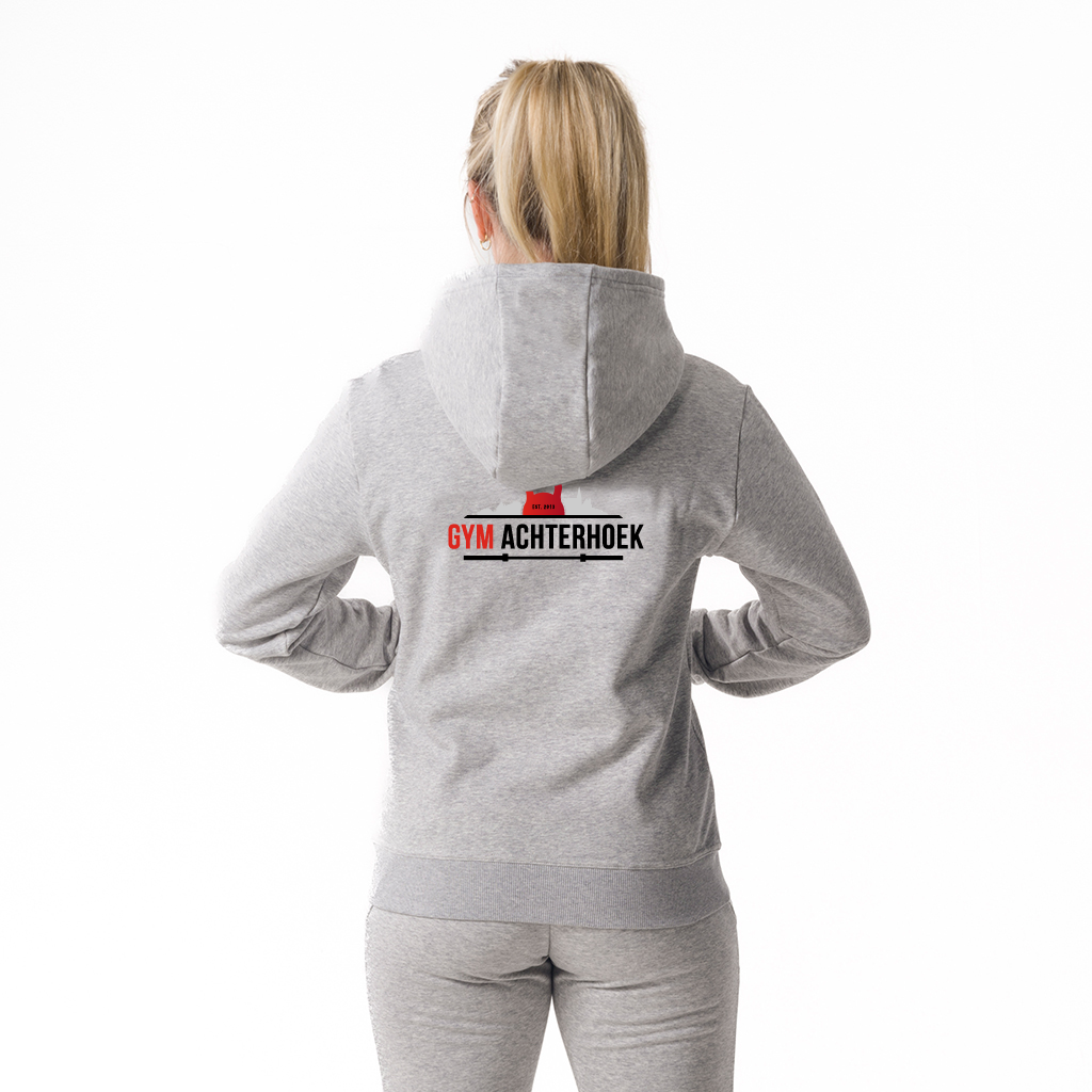 8045 - Pip Woman's Casual Hoodie Light Grey Mel. - Basis