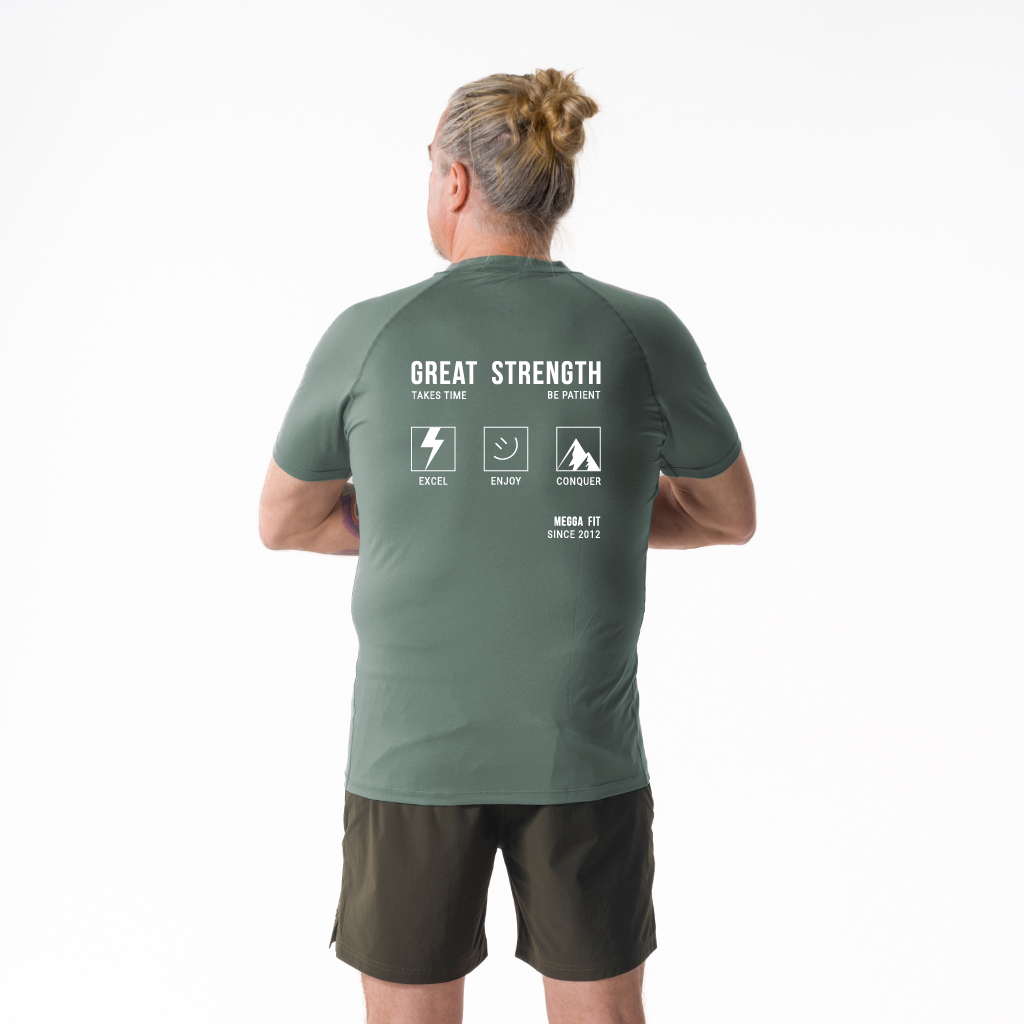 17006 - Nick Men's Short Sleeve Moss Green