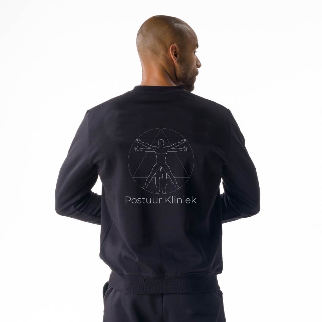 17027 - Luc Men's Casual Roundneck Black - Postuur Kliniek