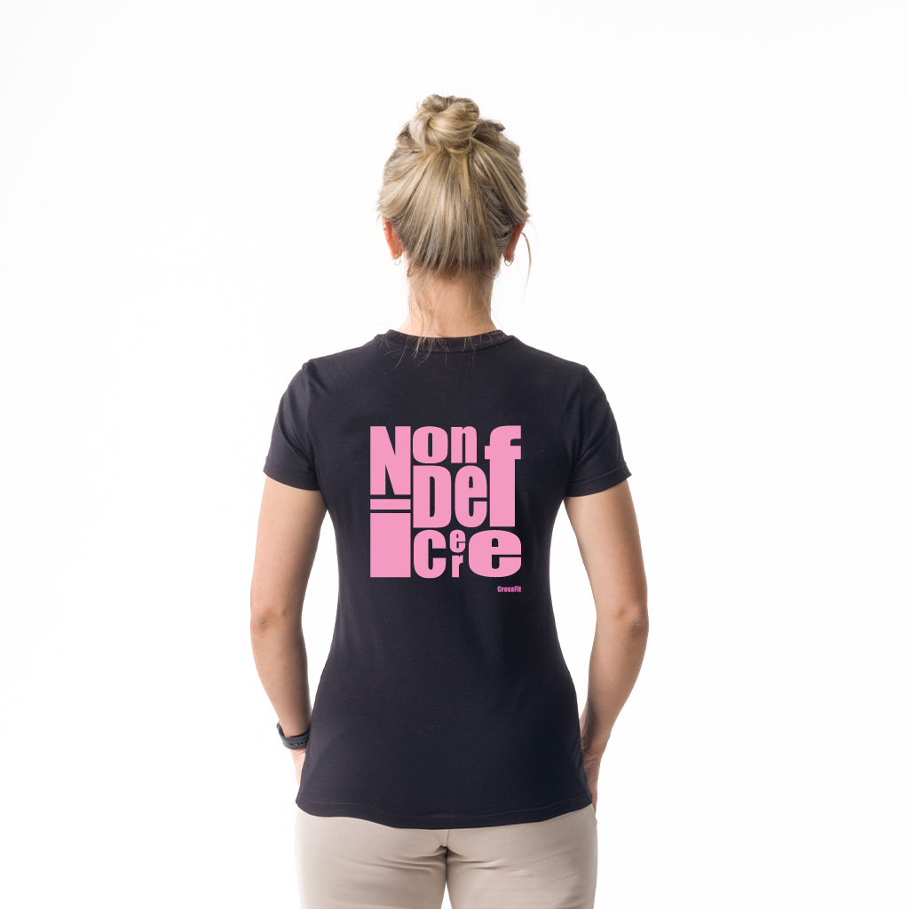 14007 - Mia Woman's Short Sleeve Black