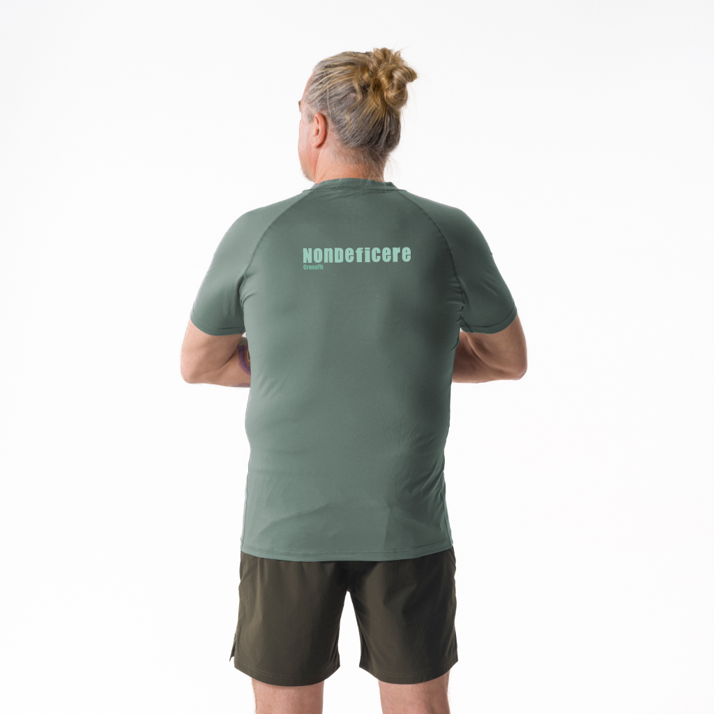 14012 - Nick Men's Short Sleeve Moss Green