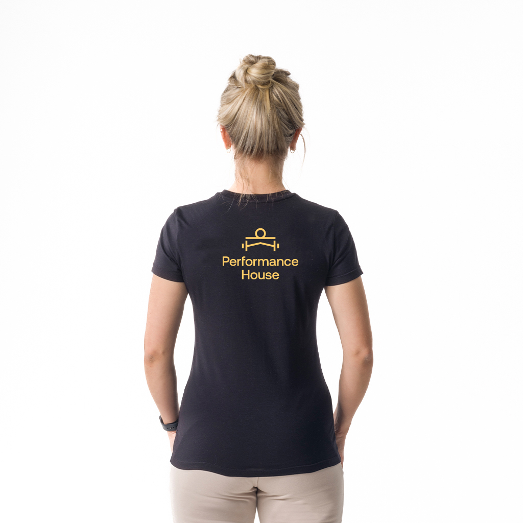 27004 - Mia Woman's Short Sleeve Black