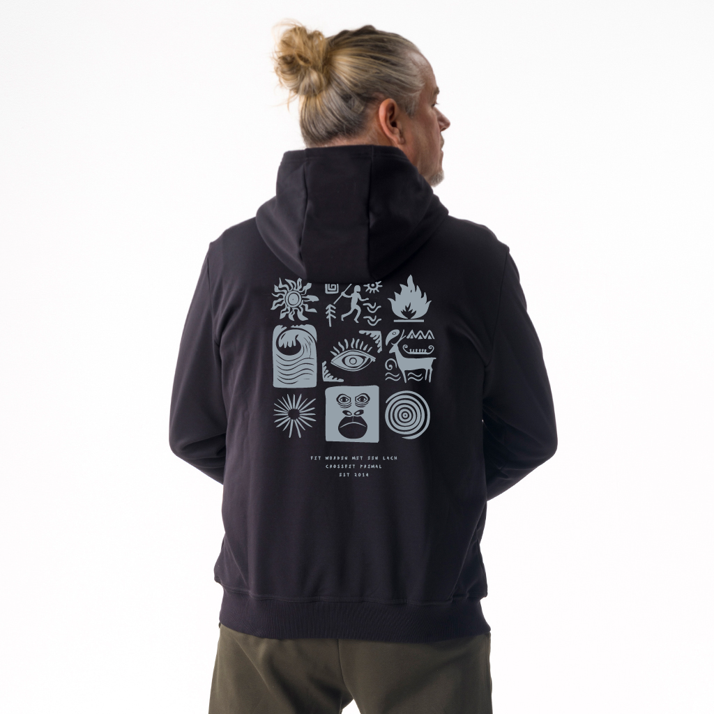 7021 - Brent Men's Casual Hoodie Black