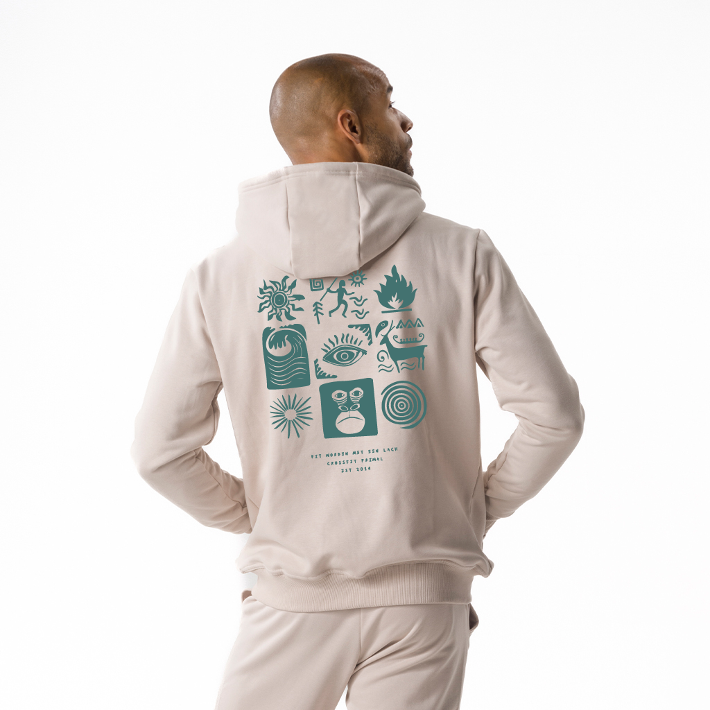 7023 - Brent Men's Casual Hoodie Sand