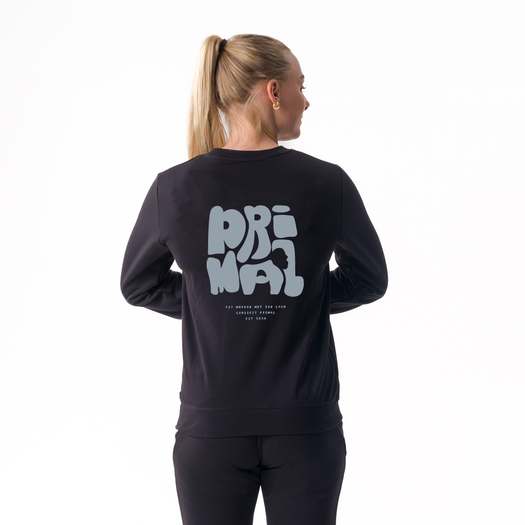 7016 - Laura Woman's Casual Roundneck Black