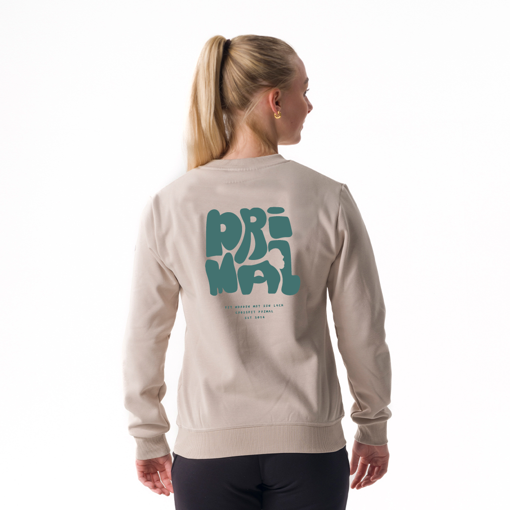 7018 - Laura Woman's Casual Roundneck Sand