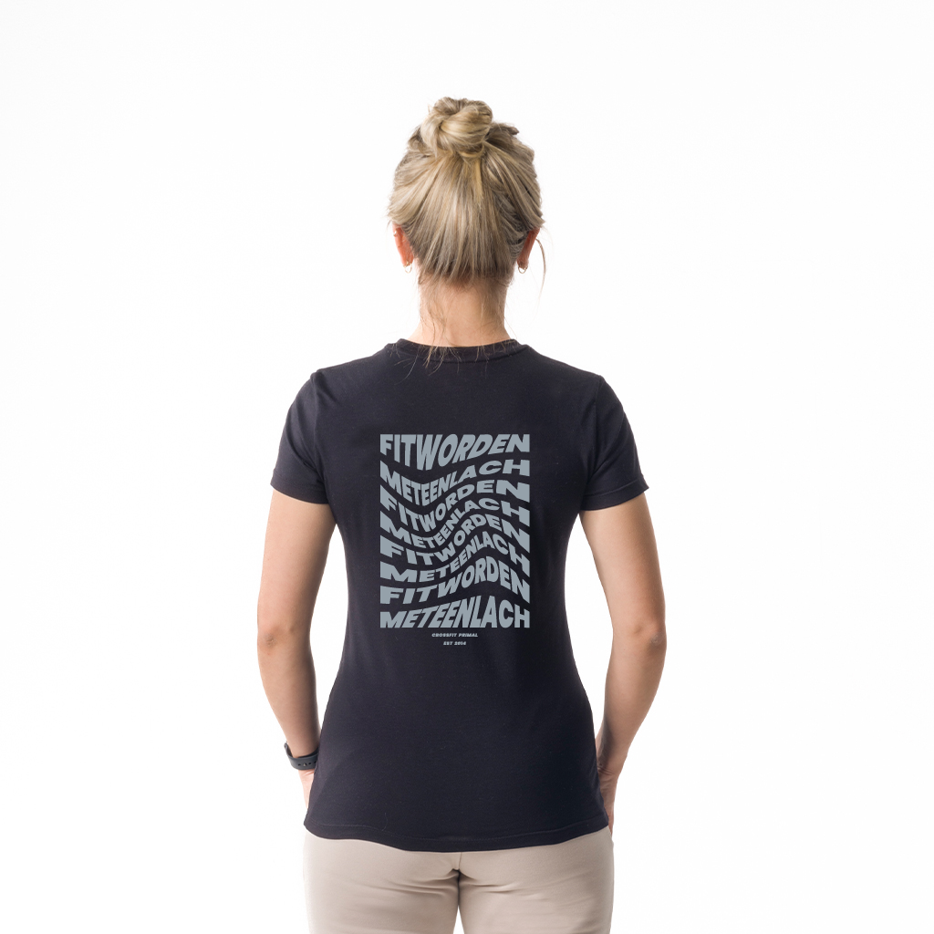 7007 - Mia Woman's Short Sleeve Black