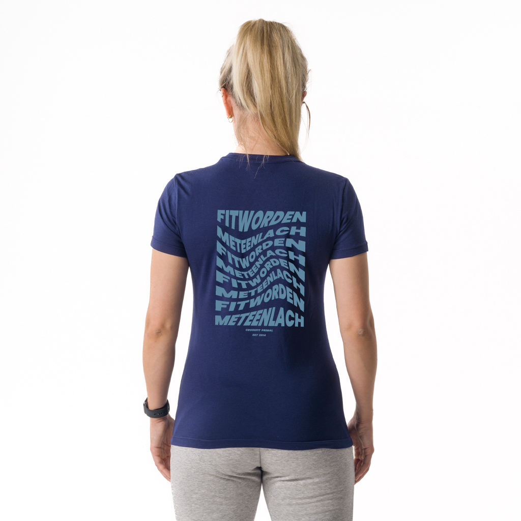 7006 - Mia Woman's Short Sleeve Navy