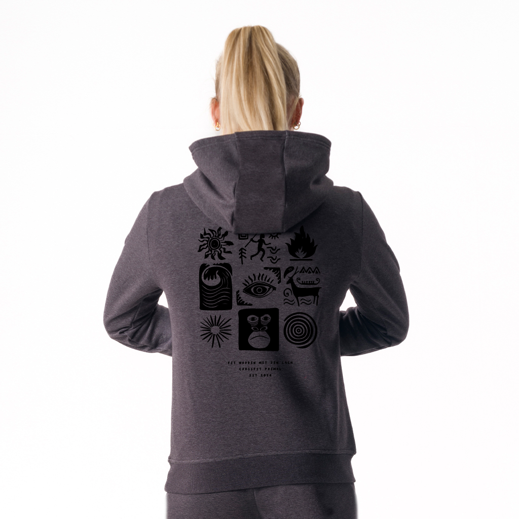 7030 - Pip Woman's Casual Hoodie  Antra Mel.