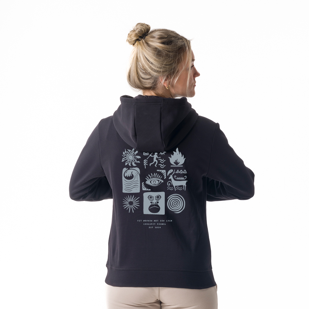 7026 - Pip Woman's Casual Hoodie  Black