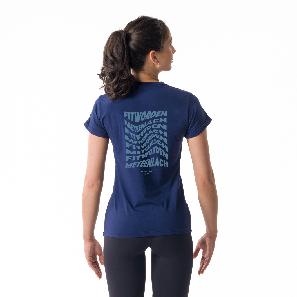 7051 - Amy Woman's Short Sleeve Navy
