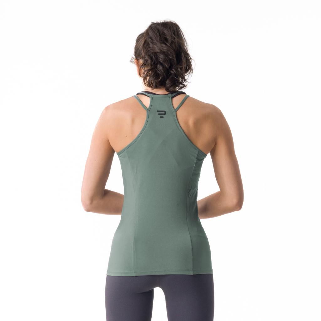 7056 - Anna Woman's Tank Top Moss Green