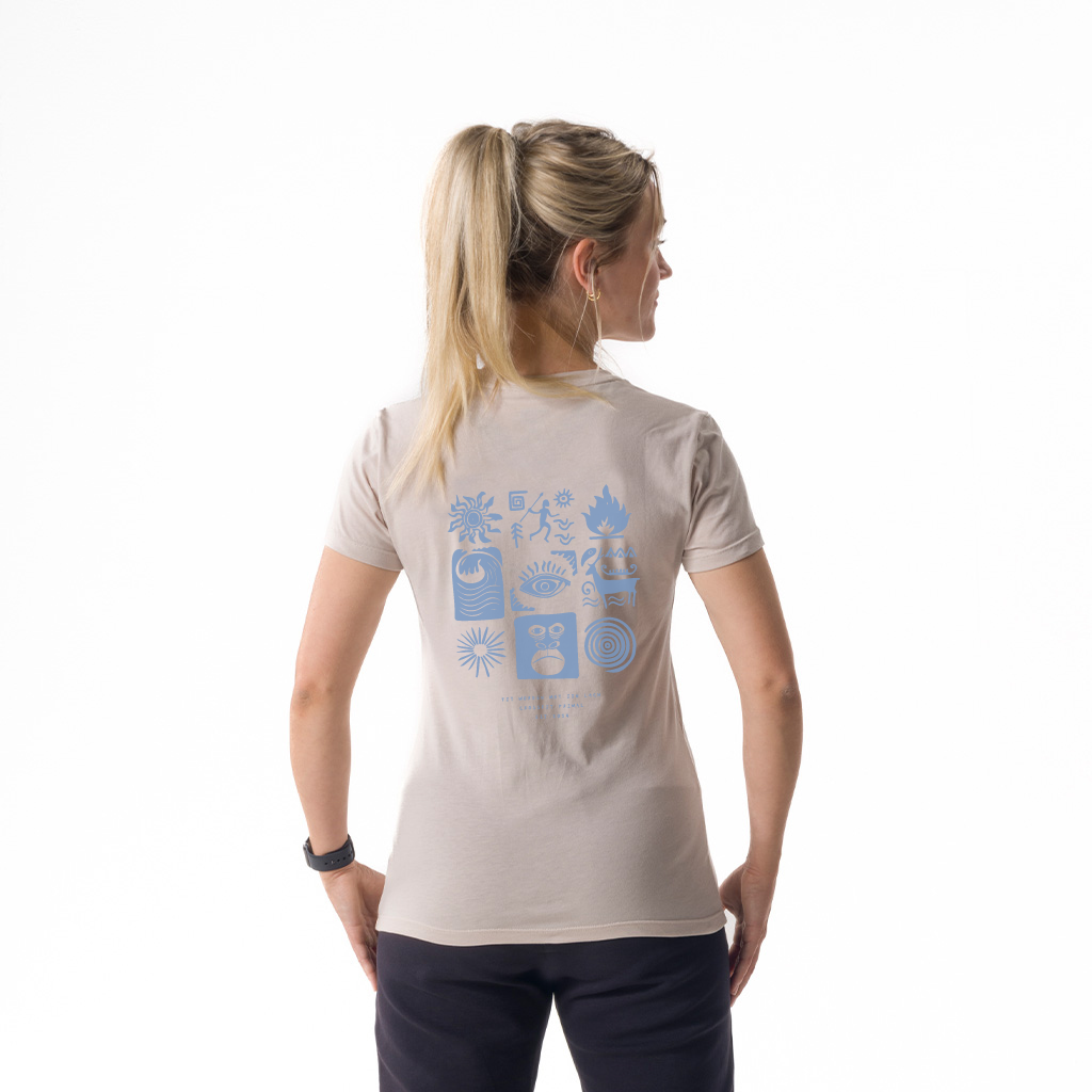 7047 - Mia Woman's Short Sleeve Sand - Special