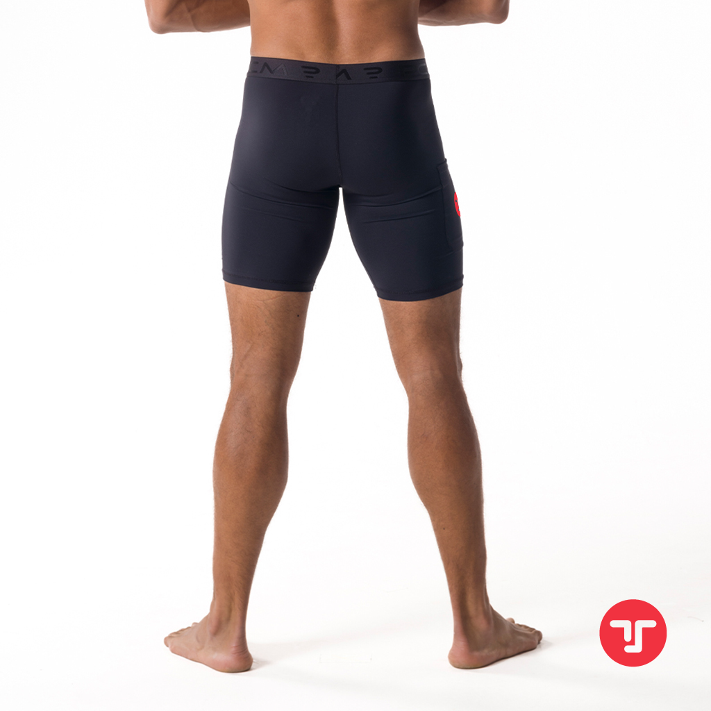 19015 - Finn Men's Short Compression Underwear Black