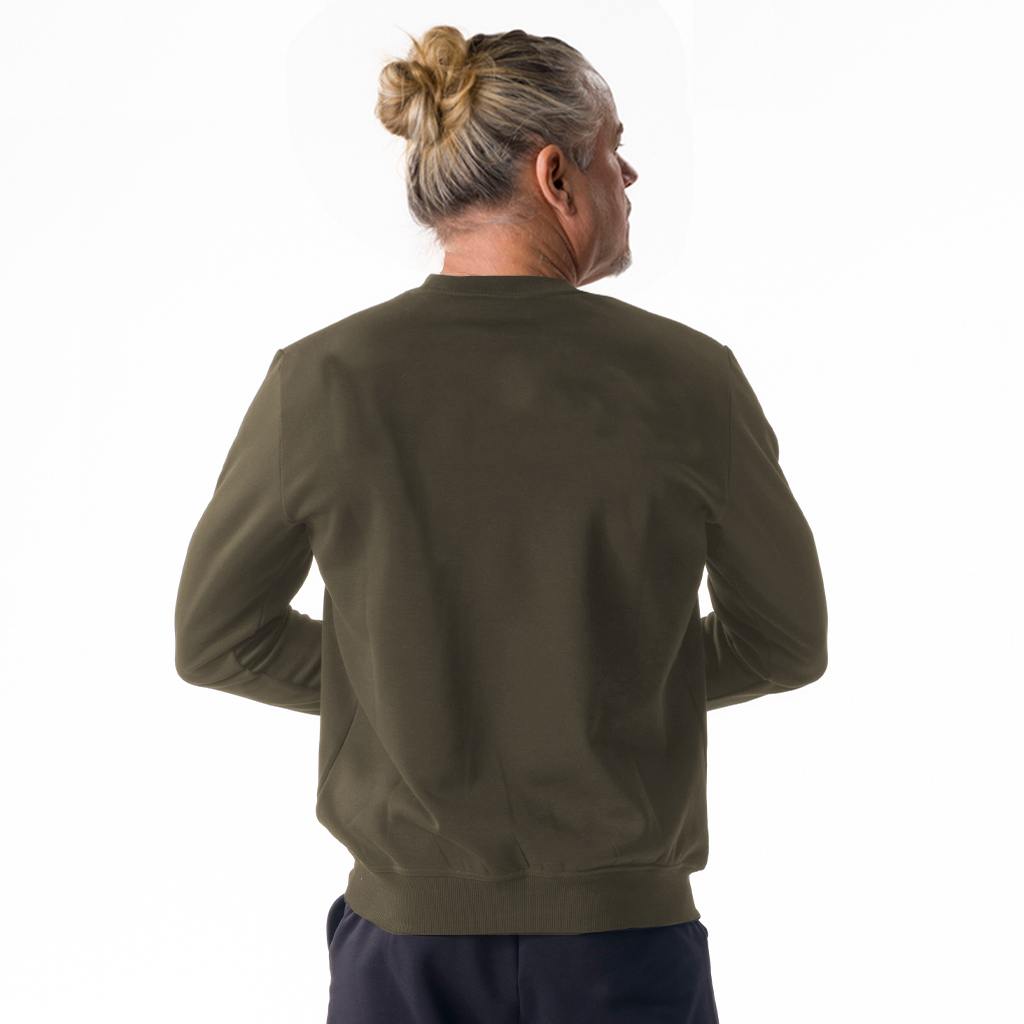 19010 - Luc Men's Casual Roundneck Olive Green