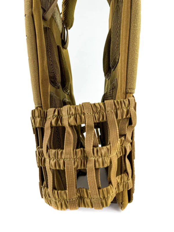 Gewichtsvest khaki zijkant